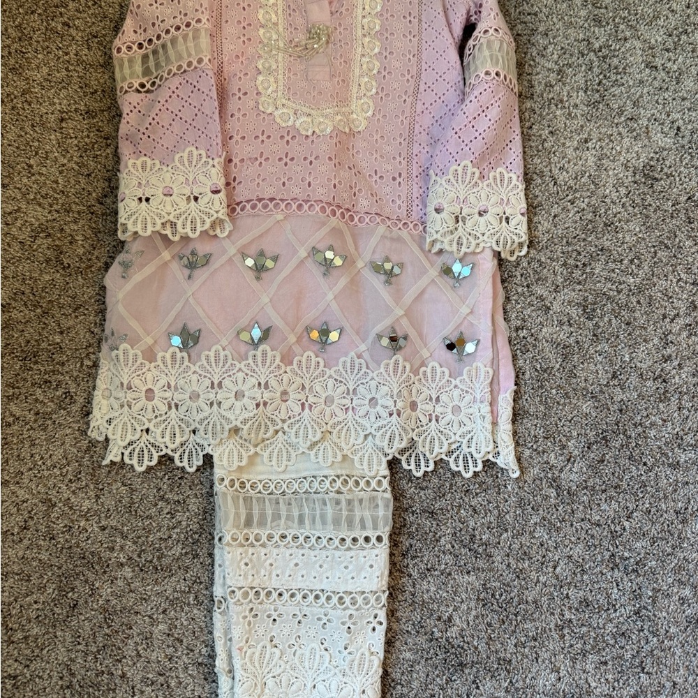 Pakistani Girls Embroidered Set